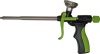Пистолет ILLBRUCK  стальной  для монтажной пены с зеленой ручкой.