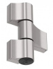 Петля Joсker 3х секционная, 67мм, RAL9006 серебро