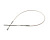 GEZE OL90N Гибкая тяга 1000 мм, белая RAL 9016 (022720)