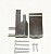 Петля дверная H23 (AT23) ROTO 100 кг, коричневая RAL8019