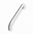 Ручка скоба РД-04(алюм) R=300mm (d 30mm), белая 9016